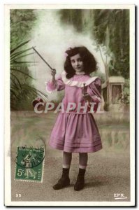 Old Postcard Diabolo Child