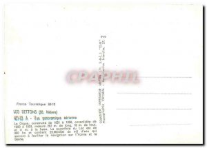 Modern Postcard The Settons Nievre aerial panoramic view La Digue