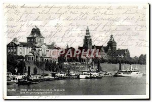 Modern Postcard Stettin Blick zur Hakenterrasse Museum und Regierungsgebaude