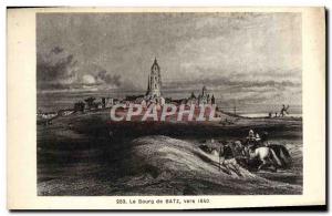 Old Postcard Le Bourg De Batz 1840