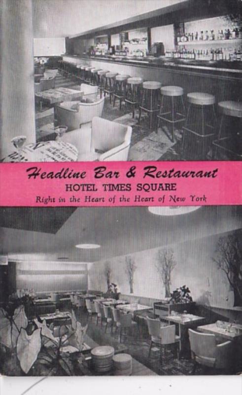 New York City Hotel Times Square Headline Bar & Restaurant