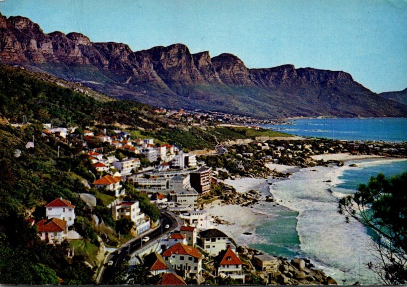 South Africa Cape Town View Of The Twelve Apostles With Clifton B...