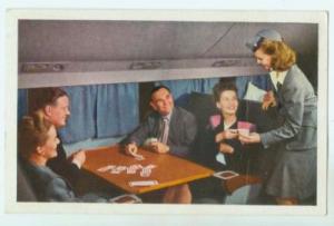 INTERIOR UNITED AIRLINES DC-6 MAINLINER AIRPLANE