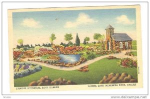 Famous Botanical Rock Garden, Laurel Land Memorial Park, Dallas, Texas, PU-1941