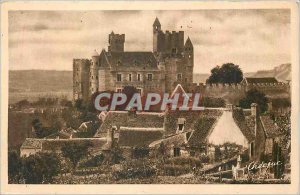 Old Postcard Dordogne Chateau de Baynac