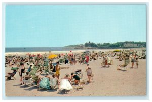 1950 Narragansett Beach, Narragansett, Rhode Island, RI Postcard 