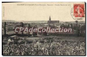 Postcard Old Tarn et Garonne Beaumont de Lomagne (Tarn et Garonne) Panorama G...