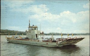 Merrimac Wisconsin WI Colsac II Free Ferry Vintage Postcard