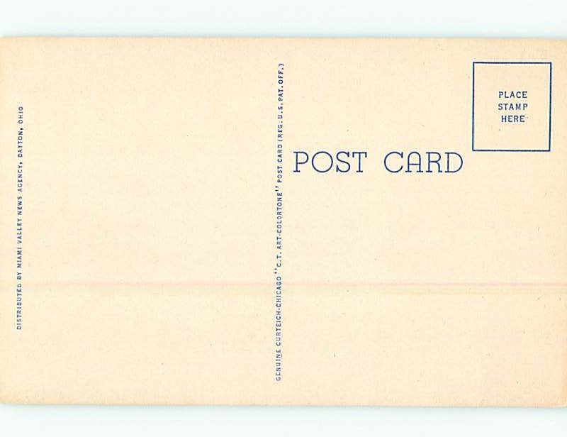 Unused Linen PANORAMIC VIEW Dayton Ohio OH hp4021@