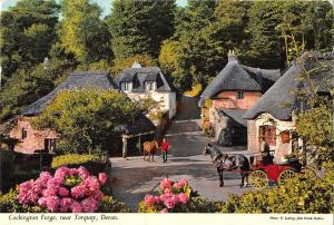 B101246 cockington forge near torquay devon chariot  uk 14x9cm