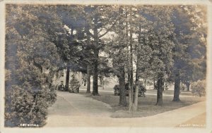 PHILADELPHIA PA~EDEN HALL-SHADY WALKS~1907 REAL PHOTO POSTCARD