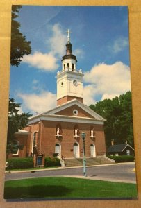UNUSED POSTCARD - OLD CATHEDRAL, BASILICA ST. FRANCIS XAVIER, VINCENNES, INDIANA