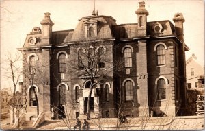 Real Photo Postcard School or Community Building in/near Missouri Valley, Iowa