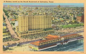 USA A Holiday on the Beach Boulevard at Galveston Texas 05.57