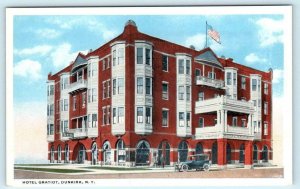 DUNKIRK, New York NY ~ HOTEL GRATIOT ca 1910s-20s  Postcard