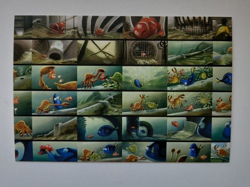 Finding Nemo Underwater Sewer Concept Art by Ralph Eggleston Pixar Postcard