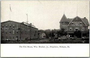 Postcard Pa Dubois Dutch Pantry Family Restaurant Diner Old Cars