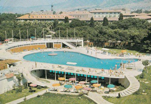 Swissotel Grand Efes Izmir Turkey Swimming Pool 1970s Postcard