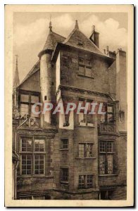 Old Postcard Moulins Le Doyenne Rue Francois Peron