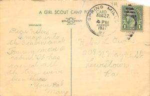 Misc Girl Scout Camp Scouting 1937 