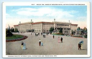 SAN FRANCISCO, Panama Pacific Exposition ~ THE INSIDE INN 1915 P.P.I.E. Postcard