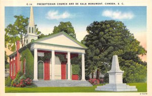 Presbyterian Church De Kalb Monument Camden, SC