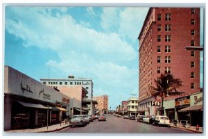 c1950's Real Estate Orange Blossom Hotel Palmer Bank at Sarasota FL Postcard 