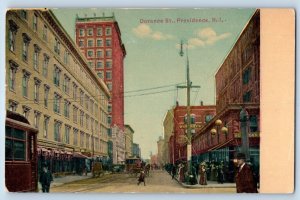 Providence Rhode Island Postcard Dorance St. Exterior View c1910 Vintage Antique