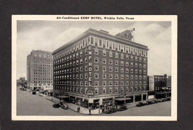 TX Kemp Hotel Wichita Falls Texas Postcard