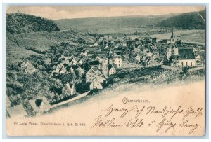 c1905 General View Oberlurkheim Stuttgart Germany Antique Posted Postcard