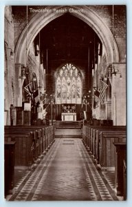 RPPC TOWCESTER Parish Church NORTHAMPTONSHIRE UK Postcard