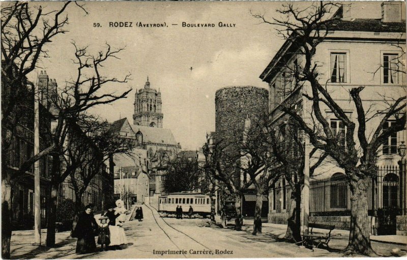 CPA RODEZ - Boulevard Gally (113316)