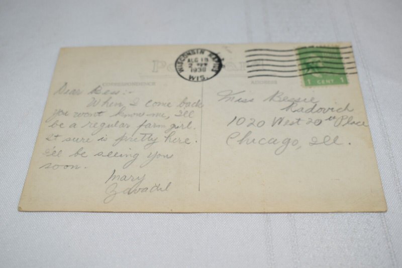 Trout Hatchery Nekoosa Wisconsin Postcard