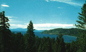 Vintage Postcard View of Glenbrook Bay Lake Tahoe Nevada