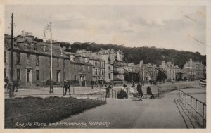 ROTHESAY, ARGYLE PLACE AND PROMENADE, Argyll And Bute - Vintage POSTCARD (Photo)