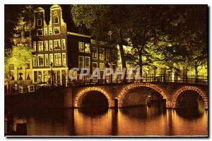 Postcard Modern Amsterdam Holland