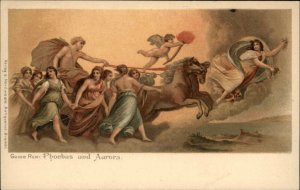 Guido Reni Phoebus and Aurora Renaissance Painting c1910 Vintage Postcard