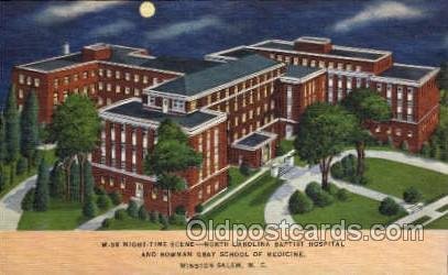 Baptist Hospital and Bowman Gray School of Medicine, Winston Salem, N.C. Unused 