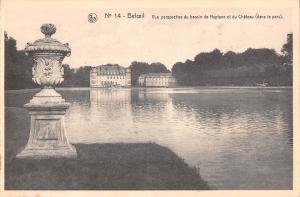 BR55376 Vue perspective du bassin de neptune et du chateau Beloeil belgium