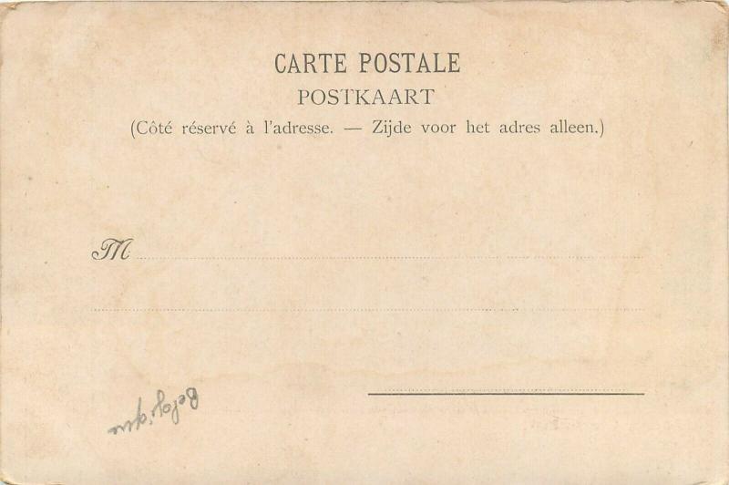 Lot 3 early postcards Antwerp 1900s Belgium