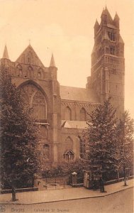 Cathedrale St Sauveur Bruges Belgium Unused 