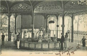 France C-1910 Vichy Mineral Water Bar interior Postcard 22-5104