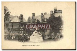 Old Postcard Paris Hotel Cluny