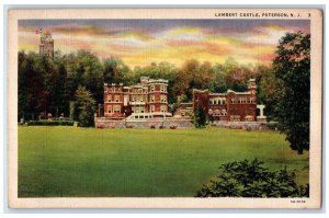 Lambert Castle Mansion Exterior Scene Paterson New Jersey NJ Vintage Postcard 