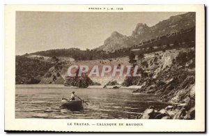 Old Postcard Trayas cove of Maudois