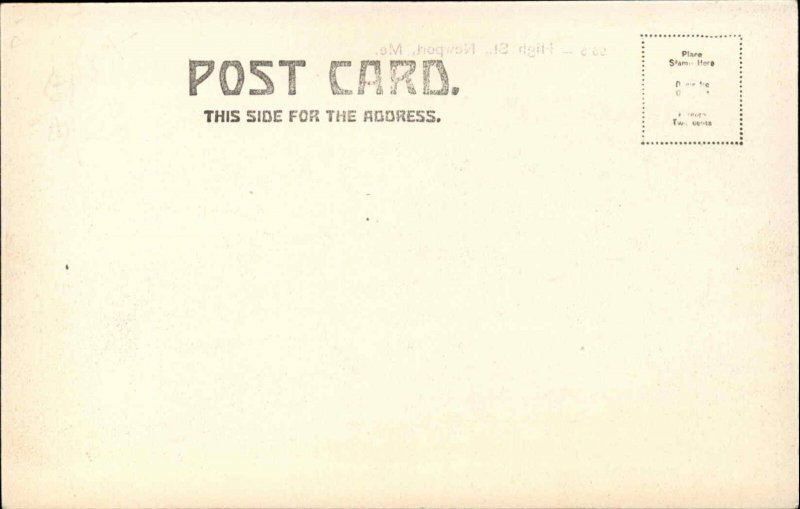 Newport ME High St. c1910 Postcard