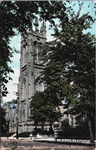 Canada St Paul's Presbyterian Church Montreal Quebec Vintage Postcard C150