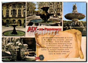 Postcard Modern Cite du Roy Rene Gate of Aix en Provence French Riviera