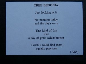 TREE BEGONIA Paintings Poems by Japanese Disabled Artist Tomihiro Hoshino PC