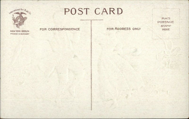 St. Patrick's Day Irish Dancing c1910 Ensigned Clapsaddle Postcard